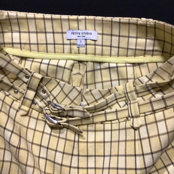 Petite Studio Yellow Size S Boot Cut & Flare - Picture 9 of 10